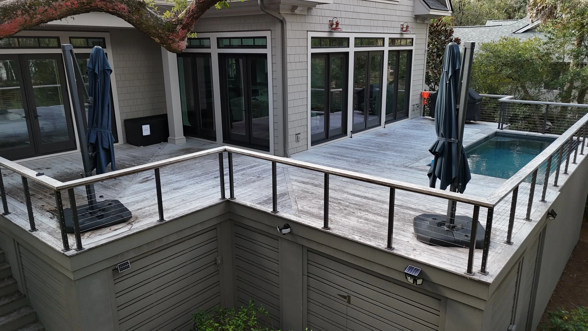 Garapa Deck Restoration — Deck seating area